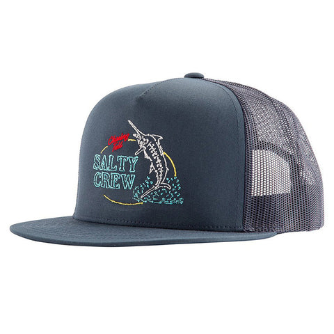 Salty Crew Fresh Catch Trucker Hat - Navy