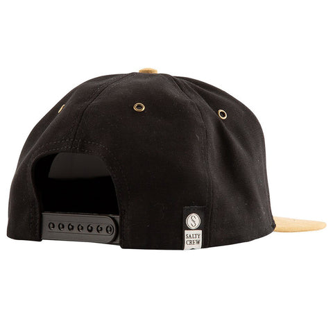 Salty Crew Frenzy Two Tone 5-Panel Hat - Black / Khaki