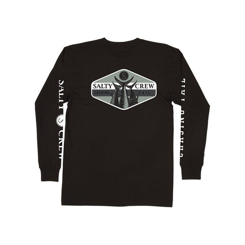 Salty Crew High Tail Premium L/S Tee - Black