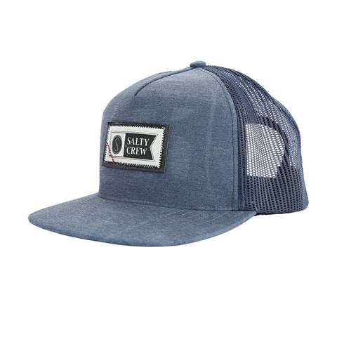 Salty Crew Island Trucker Hat - Navy