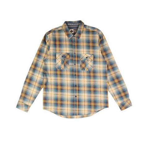 Salty Crew Jib Flannel - Khaki