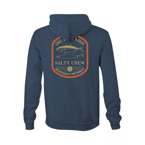 Salty Crew Lure Set Hoodie - Navy Heather