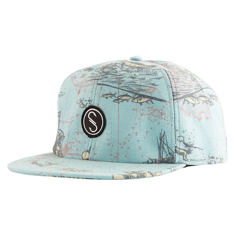 Salty Crew Mariner 6-Panel Hat - Blue