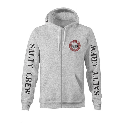 Salty Crew New Break Zip Fleece - Athletic Heather