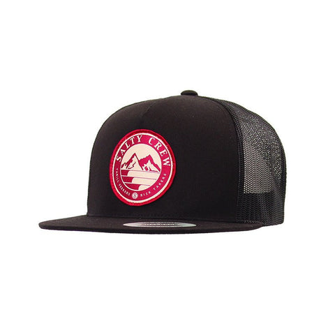 Salty Crew Peaky Lines Trucker Hat - Black