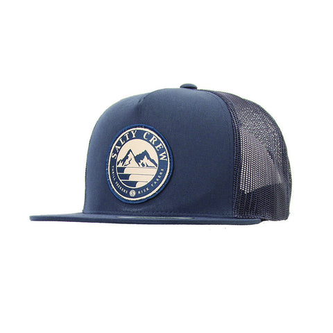 Salty Crew Peaky Lines Trucker Hat - Navy
