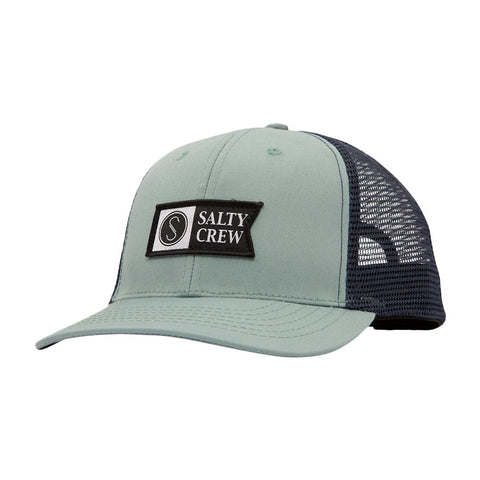 Salty Crew Pinnacle Retro Trucker Hat - Mist / Navy