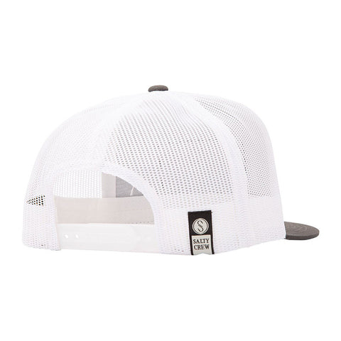 Salty Crew Point Loma Trucker Hat - Grey / White