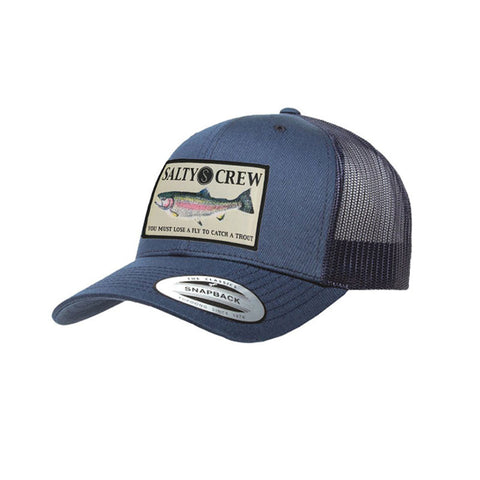 Salty Crew Rainbow Retro Hat - Navy