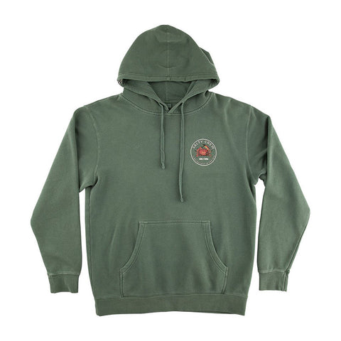 Salty Crew Softshell Overdyed Fleece - Alpine Green