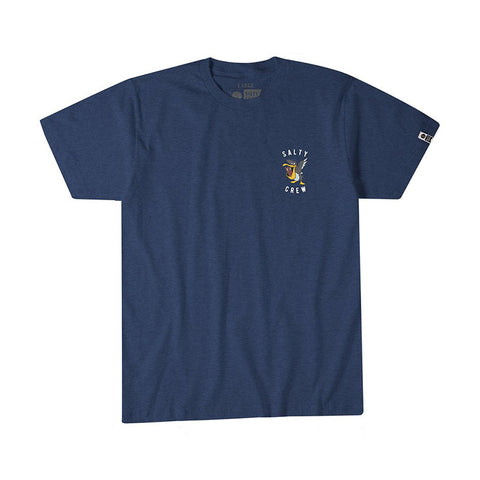 Salty Crew Swooped Tee - Navy Heather
