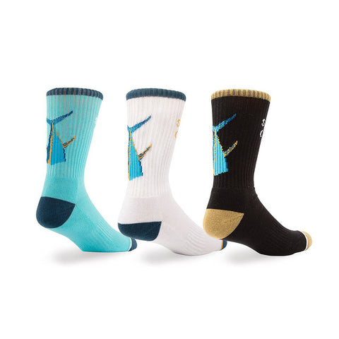 Salty Crew Tailed Sock 3-Pack - Assorted