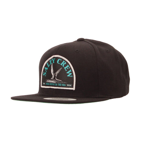 Salty Crew Tern Bird Patched Hat - Black
