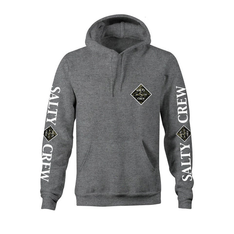 Salty Crew Tippet Camo Hoodie - Gunmetal Heather