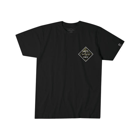 Salty Crew Tippet Camo Tee - Black