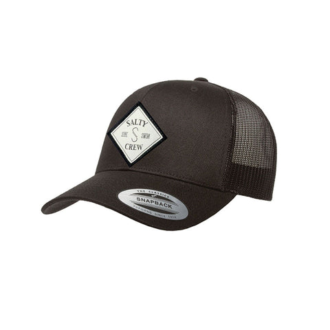Salty Crew Tippet Retro Trucker Hat - Black