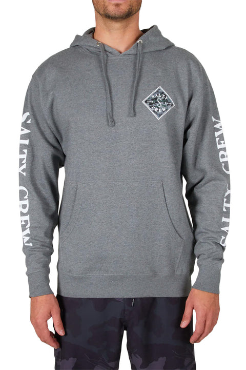 Salty Crew Tippet Lineup Hooded Fleece - Gunmetal Heather