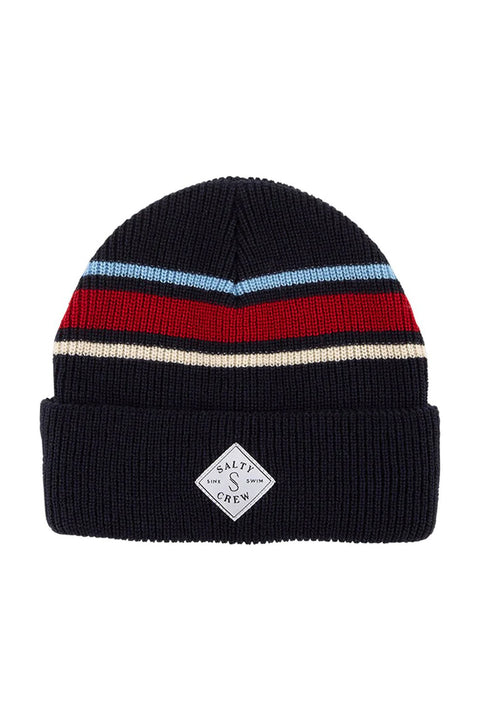 Salty Crew Tippet Stripe Beanie - Navy