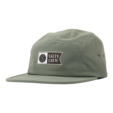 Salty Crew Traverse 5 Panel Hat - Grey
