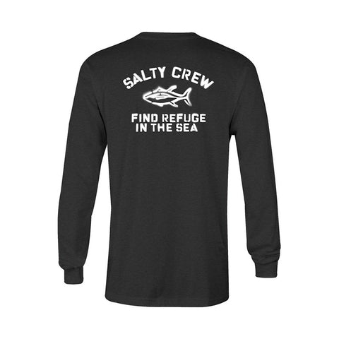 Salty Crew Vandal L/S Tee - Charcoal Heather