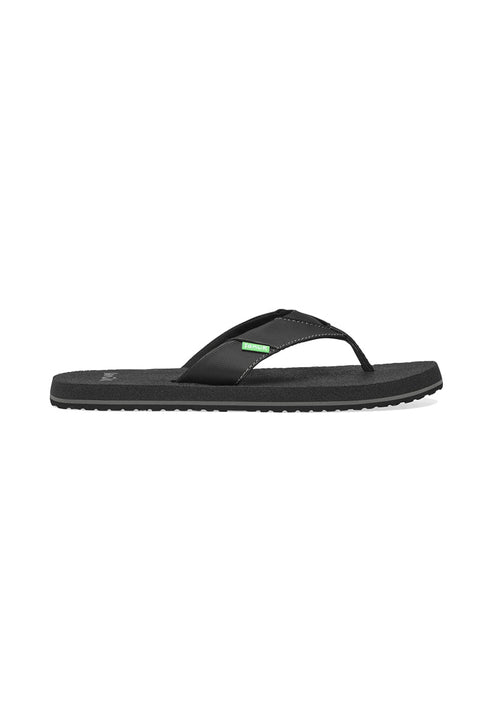 Sanuk Big Kids Root Beer Cozy Sandal - Black-side