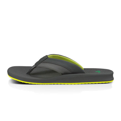 Sanuk Brumeister Sandals - Charcoal / Lightning