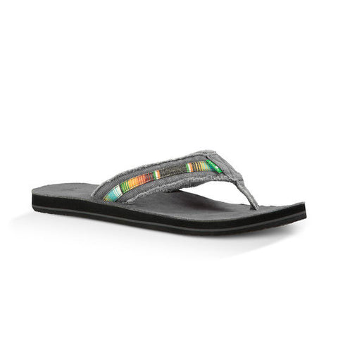 Sanuk Fraid So Sandals - Charcoal Multi