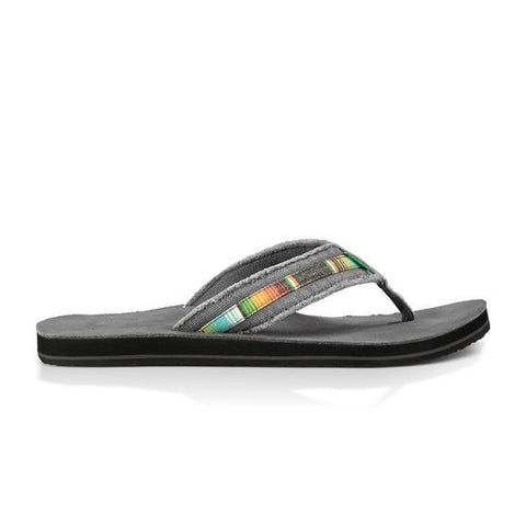 Sanuk Fraid So Sandals - Charcoal Multi