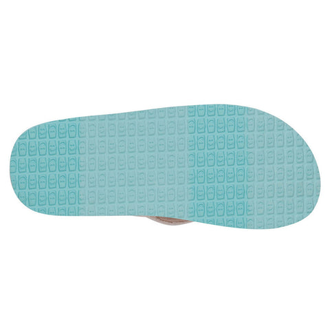 Sanuk Youth Fraidy Stacker Canvas Flip Flops - Pink Salt