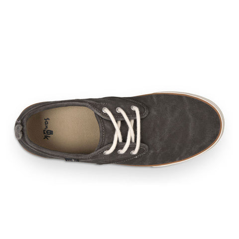 Sanuk Guide Plus Washed Shoes - Washed Black