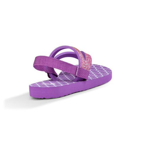 Sanuk Lil Selene Crystal Kid's Sandal - Rainbow / Hot Orchid