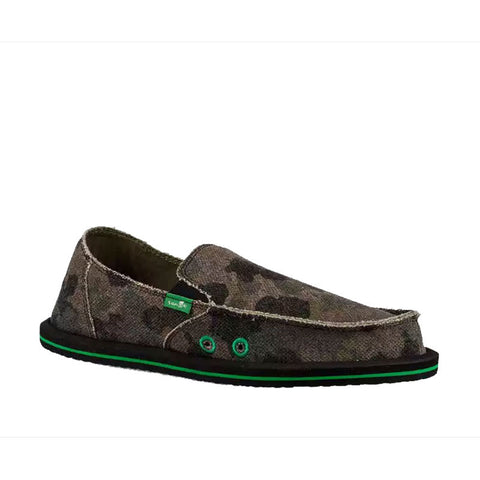 Sanuk Lil Donny Funk Kids Sidewalk Surfers - Fig Leaf Camo