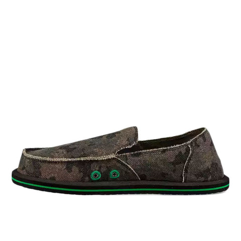 Sanuk Lil Donny Funk Kids Sidewalk Surfers - Fig Leaf Camo