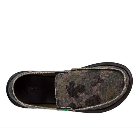 Sanuk Lil Donny Funk Kids Sidewalk Surfers - Fig Leaf Camo