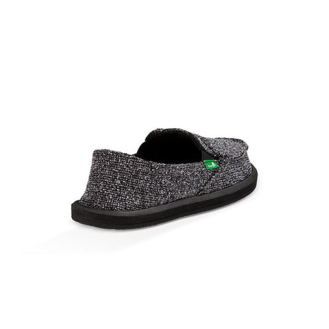 Sanuk Pick Pocket Knitster Sidewalk Surfers - Black