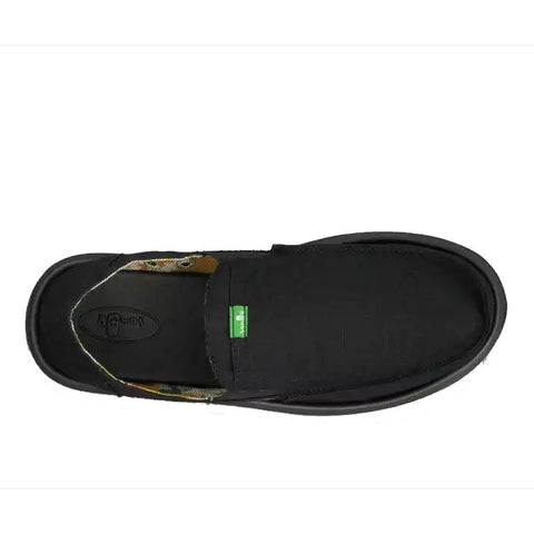 Sanuk Pick Pocket Sidewalk Surfers - Black