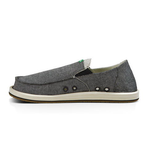 Sanuk Pick Pocket TX Sidewalk Surfers - Black Chambray