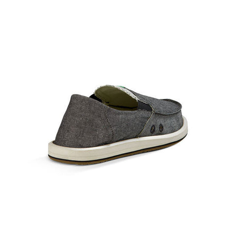 Sanuk Pick Pocket TX Sidewalk Surfers - Black Chambray