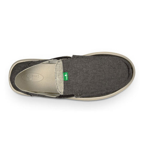 Sanuk Pick Pocket TX Sidewalk Surfers - Black Chambray