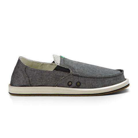 Sanuk Pick Pocket TX Sidewalk Surfers - Black Chambray
