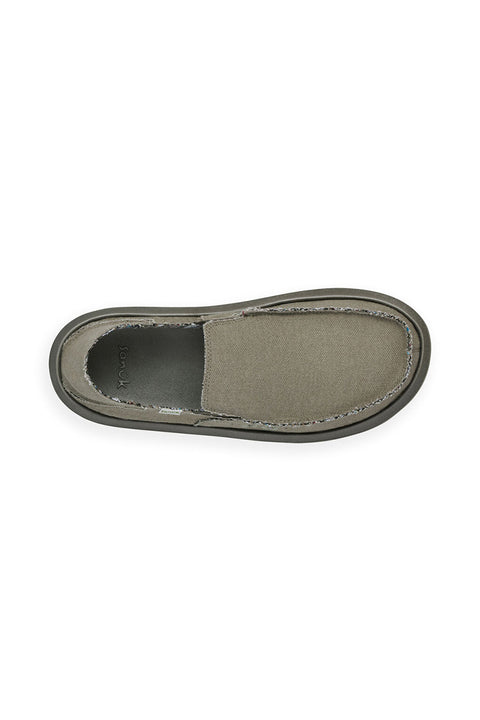 Sanuk Vagabond ST Hemp Sidewalk Surfers - Earth - Top