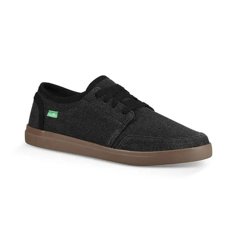 Sanuk Vagabond Lace Sneaker - Black / Gum