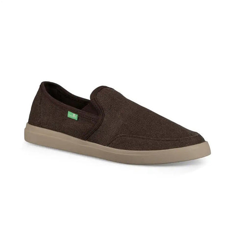 Sanuk Vagabond Slip On Wide Shoe - Brown