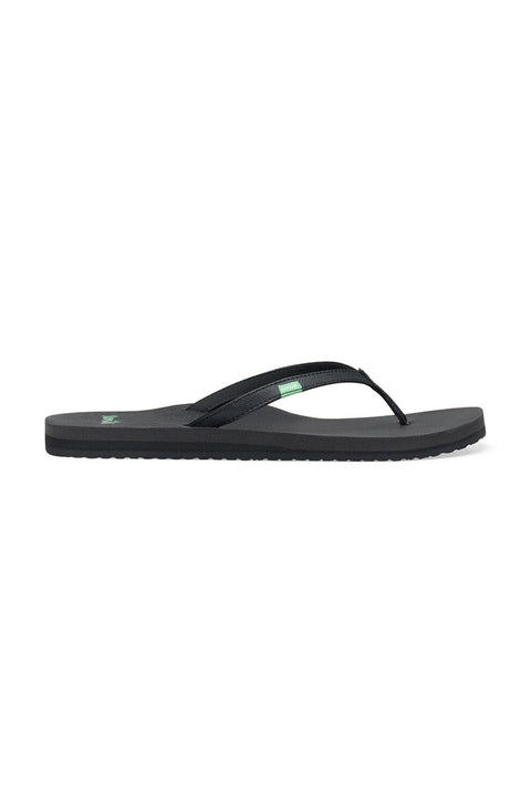 Sanuk Yoga Joy Sandal - Black - Outer Side