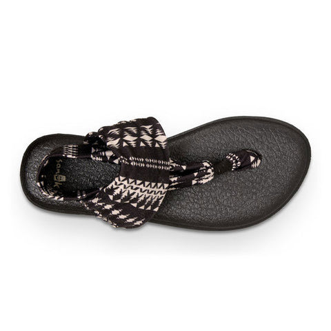 Sanuk Yoga Sling 2 Prints Sandal - Black / Natural Koa Tribal