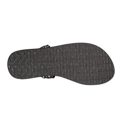 Sanuk Yoga Sling 2 Prints Sandal - Black / Natural Koa Tribal