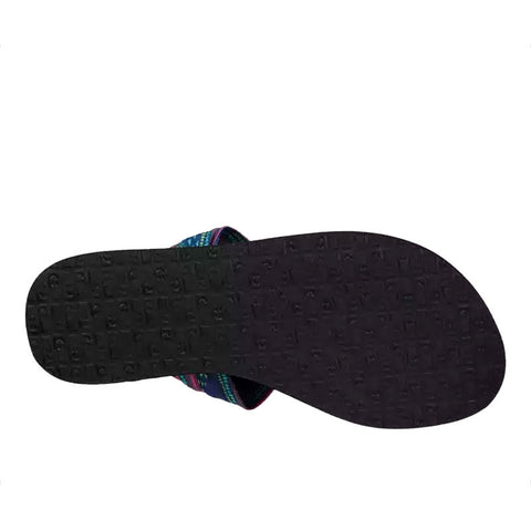 Sanuk Yoga Sling 2 Prints Sandal - Navy Multi Geo Stripes