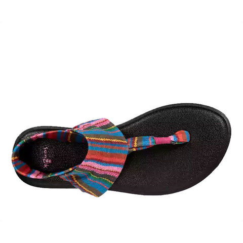 Sanuk Yoga Sling Burst Print Youth Sandal - Cabaret Kauai Blanket