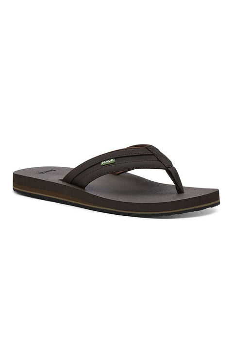 Sanuk Ziggy Sandal - Dark Brown