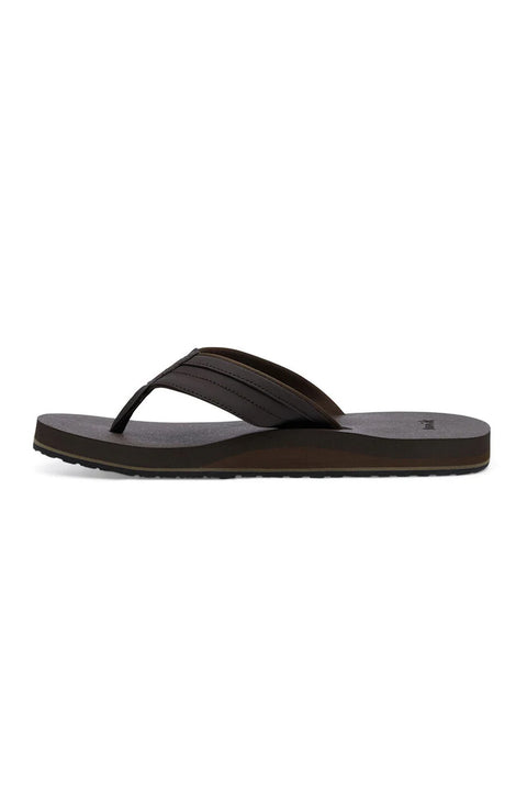 Sanuk Ziggy Sandal - Dark Brown